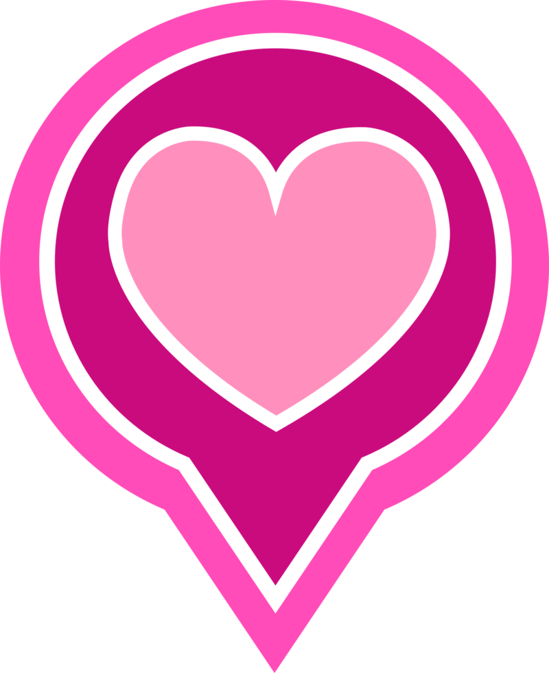 Heart icon sign symbol deign png