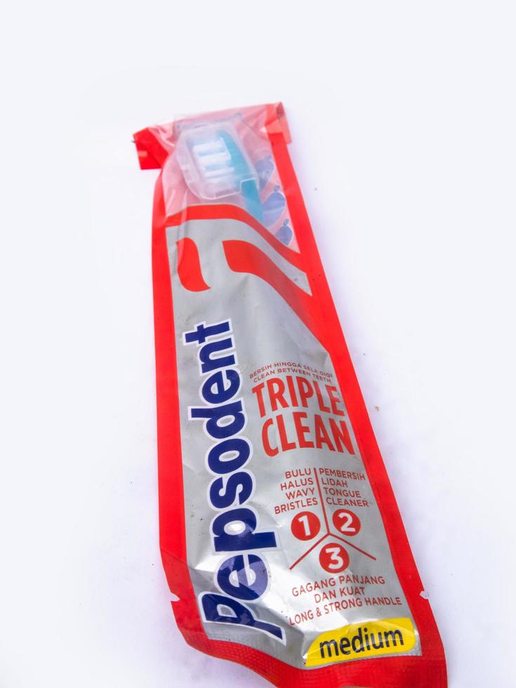 Sidoarjo, Jawa timur, Indonesia, 2022 - Pepsodent brand toothbrush isolated photo