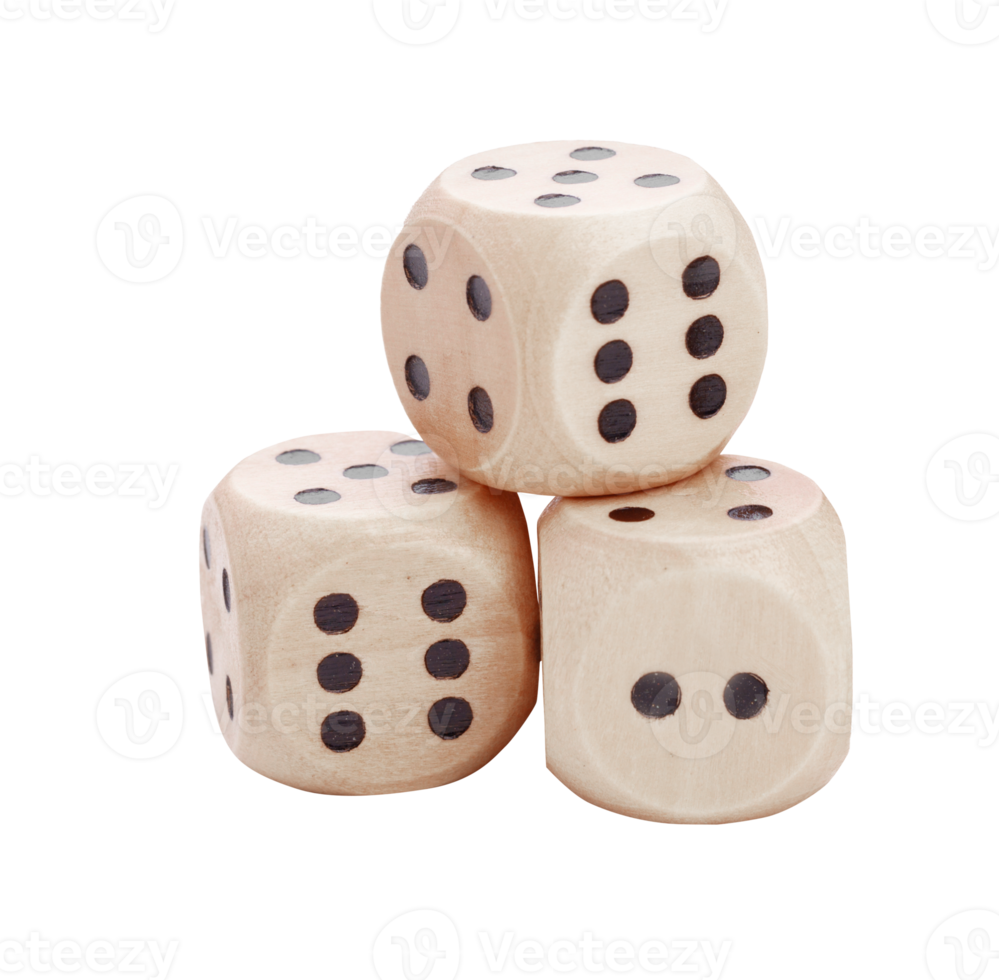 white dice isolated png