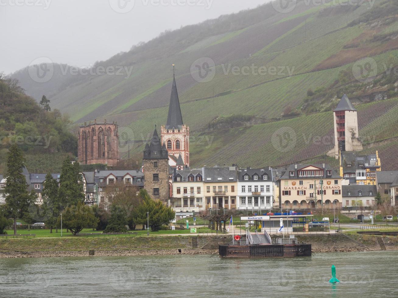 River cruise on the rhine in germany photo