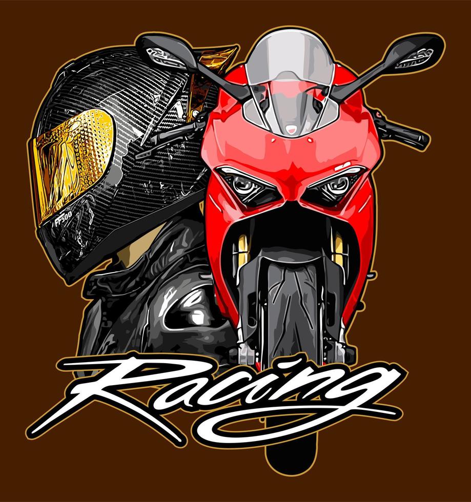 biker vector template