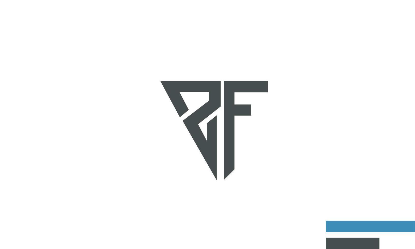 Alphabet letters Initials Monogram logo SF, FS, S and F vector