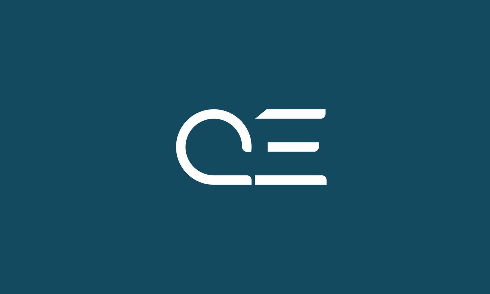 Alphabet letters Initials Monogram logo CE, EC, C and E 11229743 Vector ...