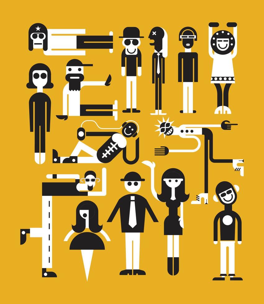 People vector illustration