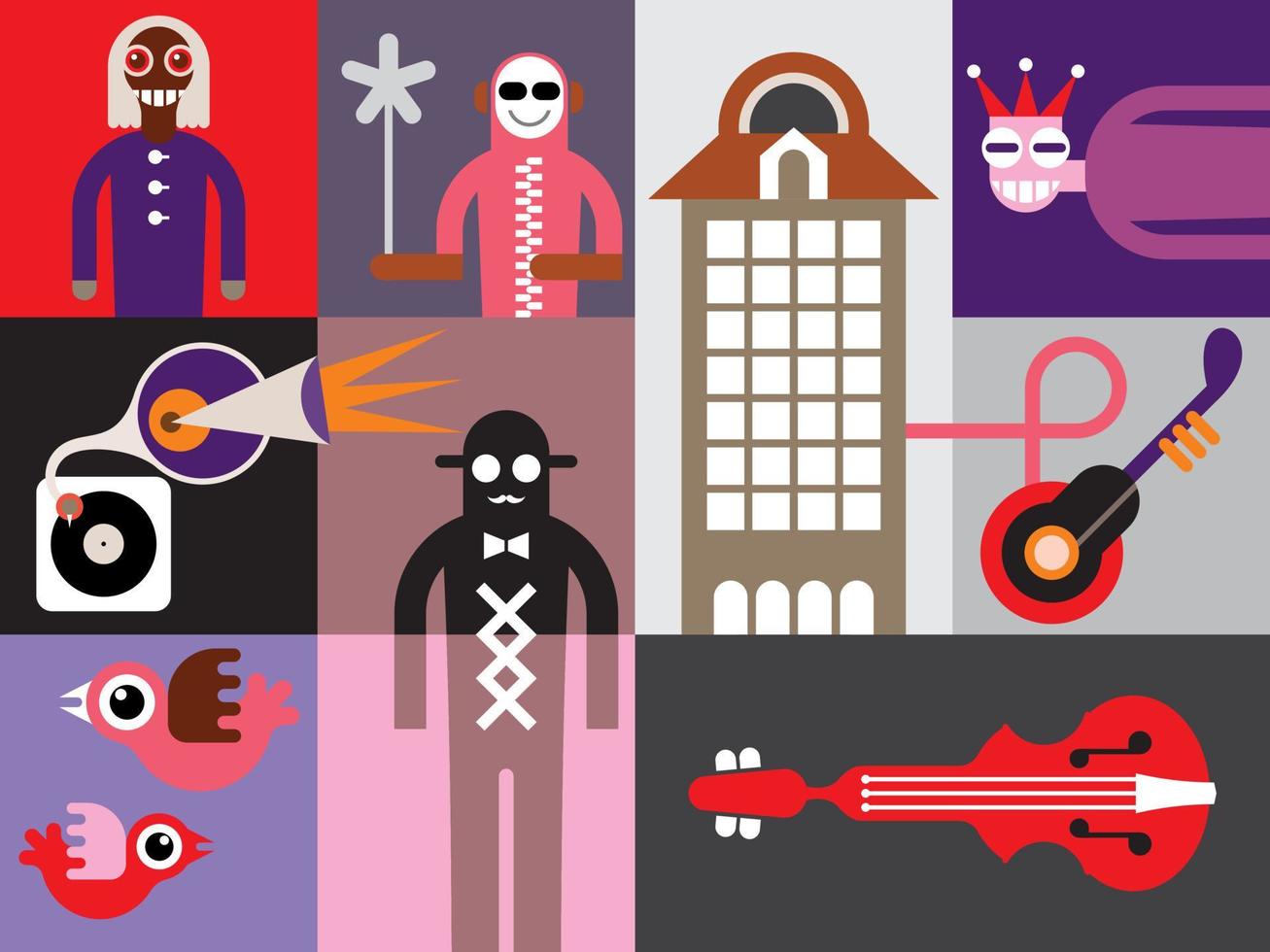 Music Festival banner vector