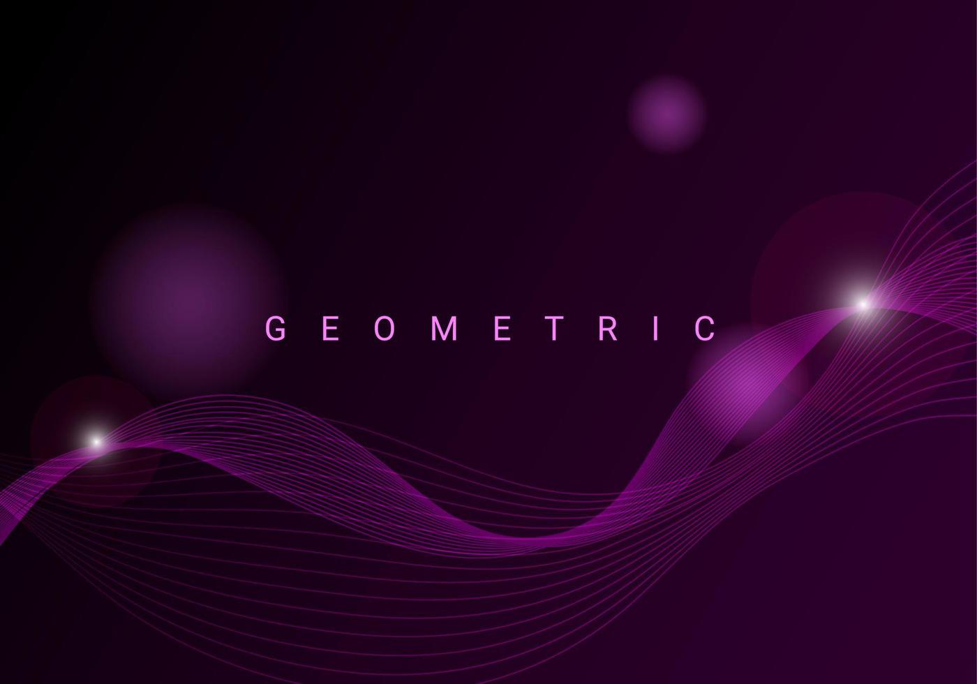 Abstract geometric dynamic design colorful background vector