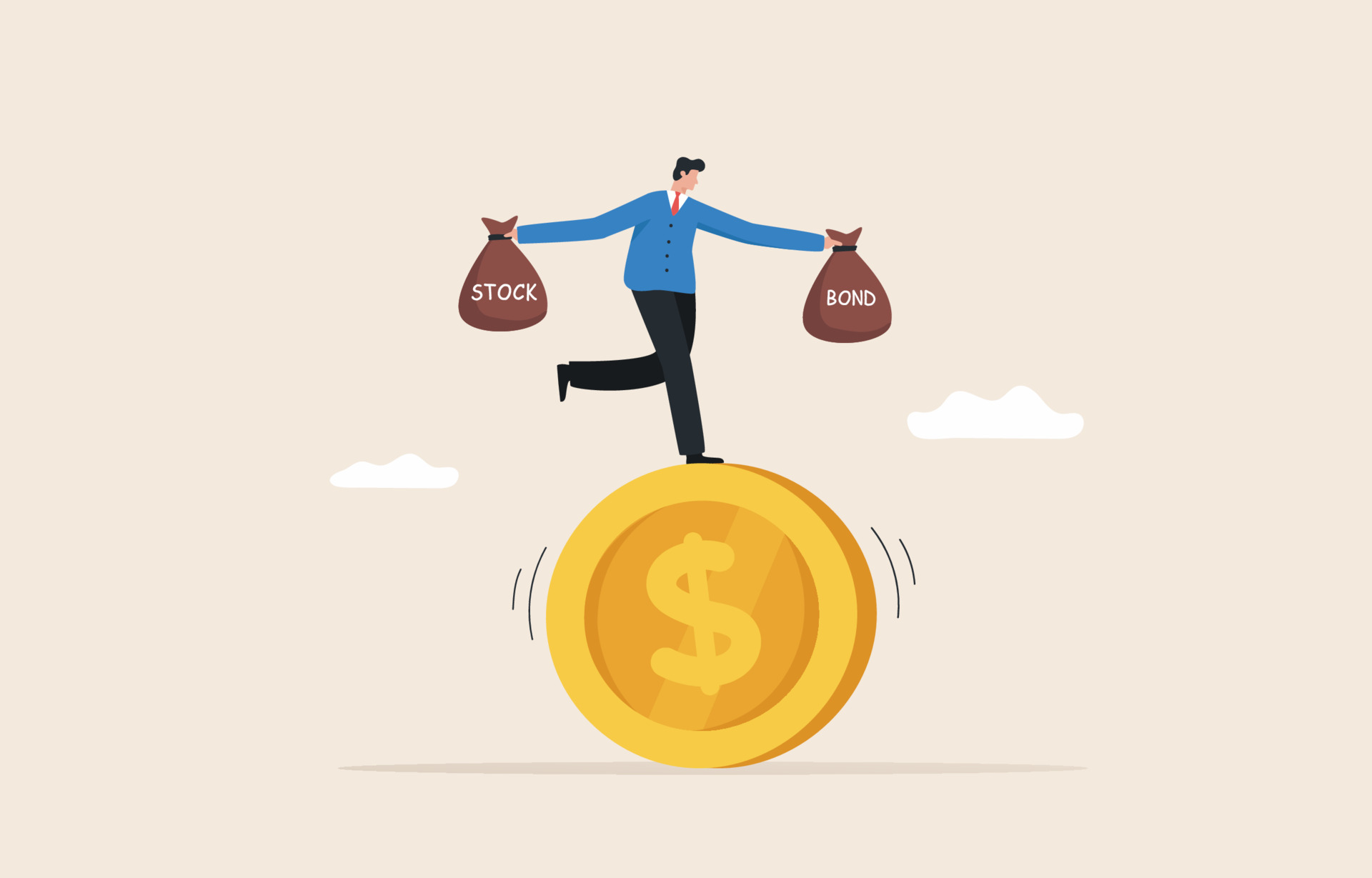 Balanced investment strategy. Portfolio Asset Classification. Balancing