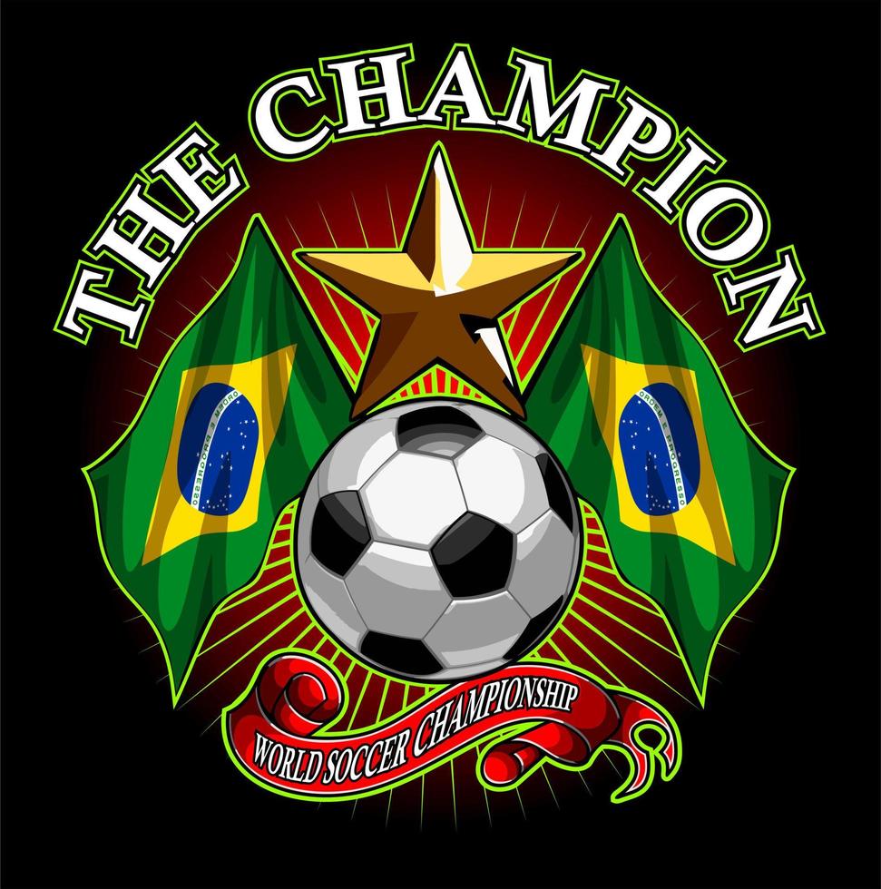 world soccer championship vector