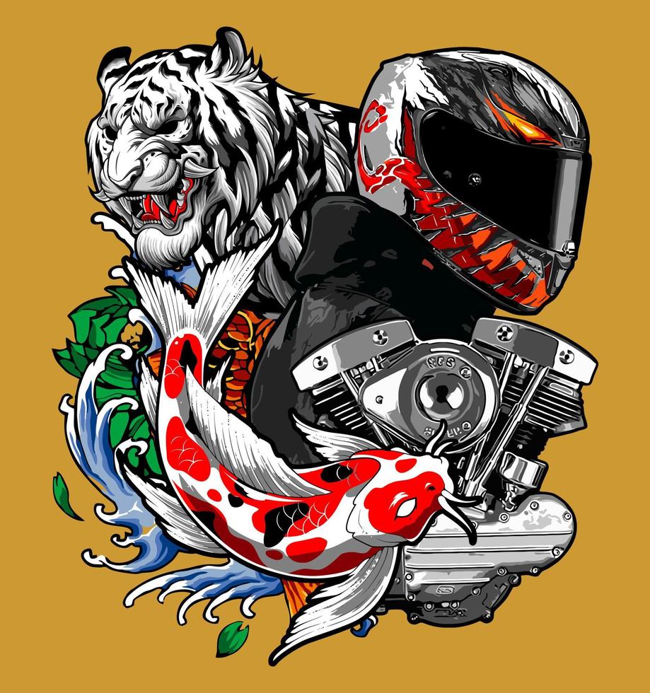 biker vector template