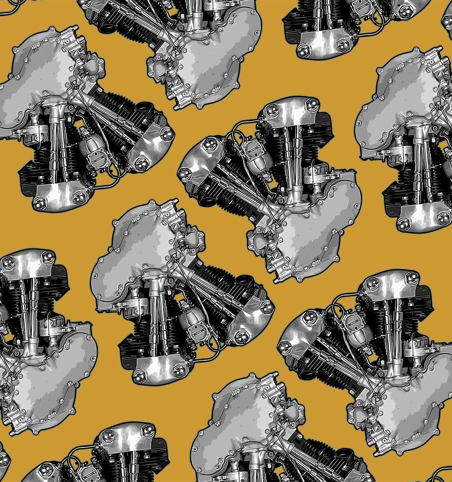 v twin vector template