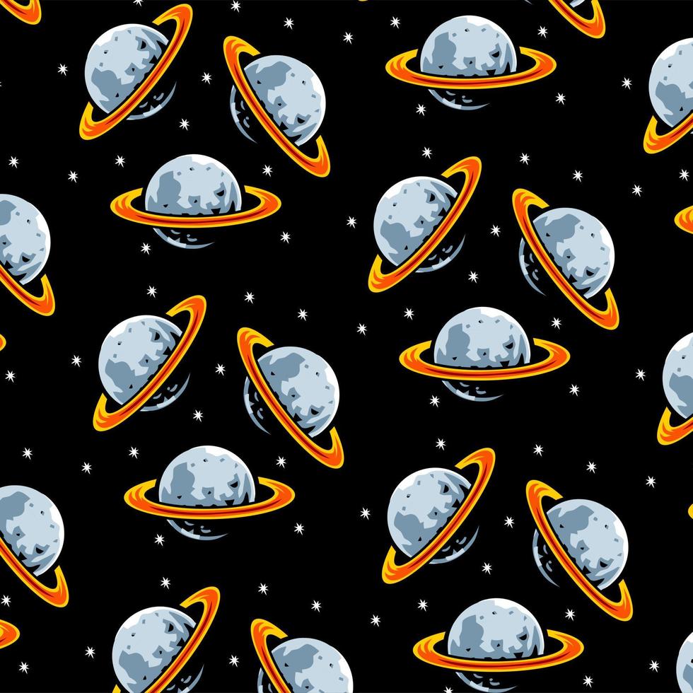space cartoon vector template