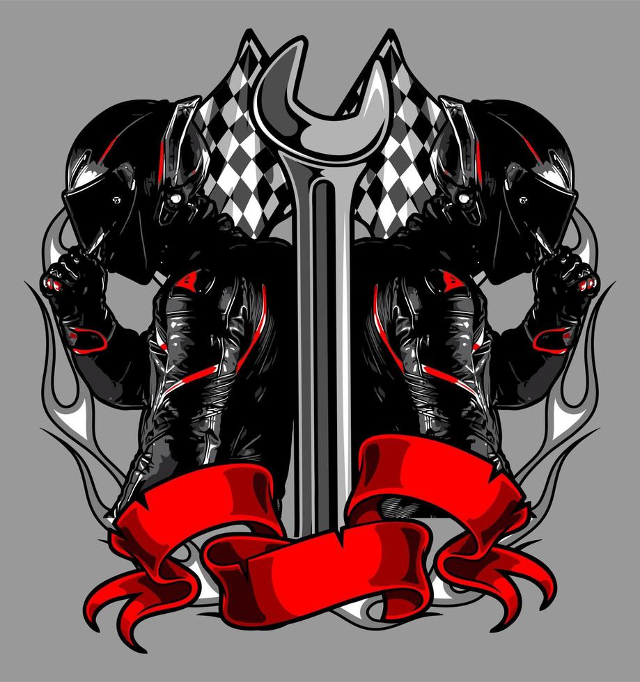 biker vector template