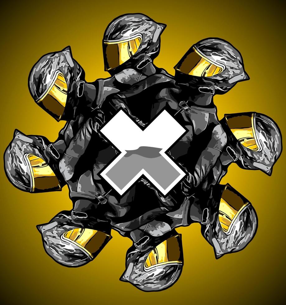 biker vector template