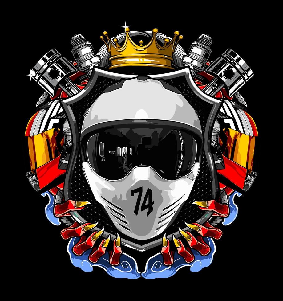 helmet vector template