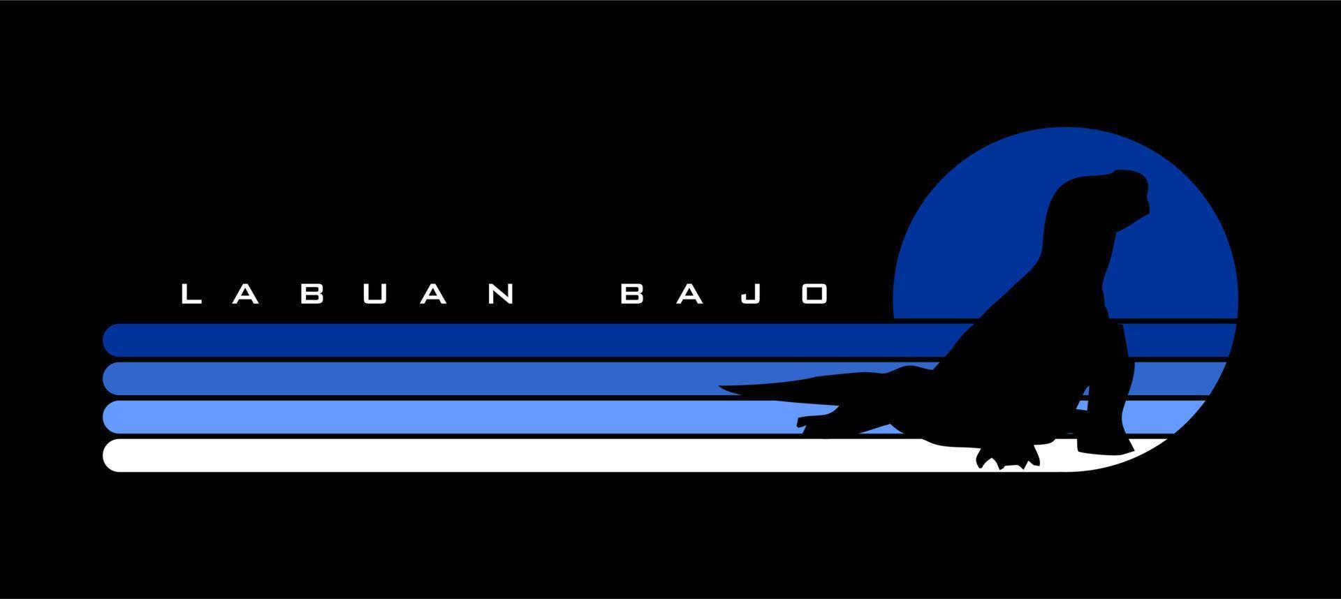 Labuan Bajo Island vector