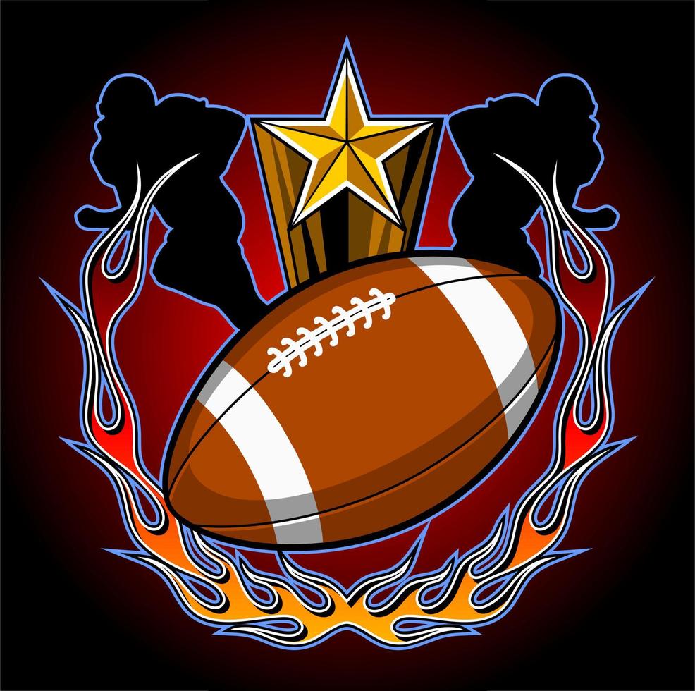 ball and circle of fire vector