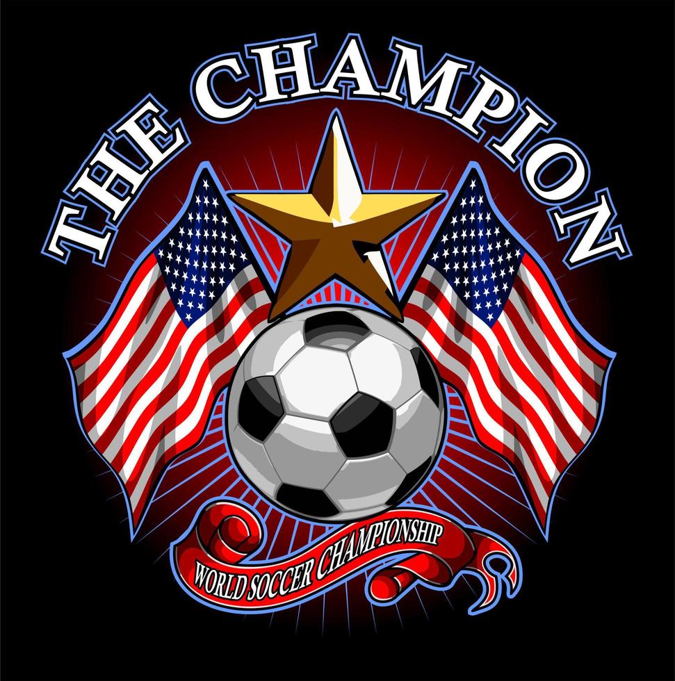 world soccer championship vector
