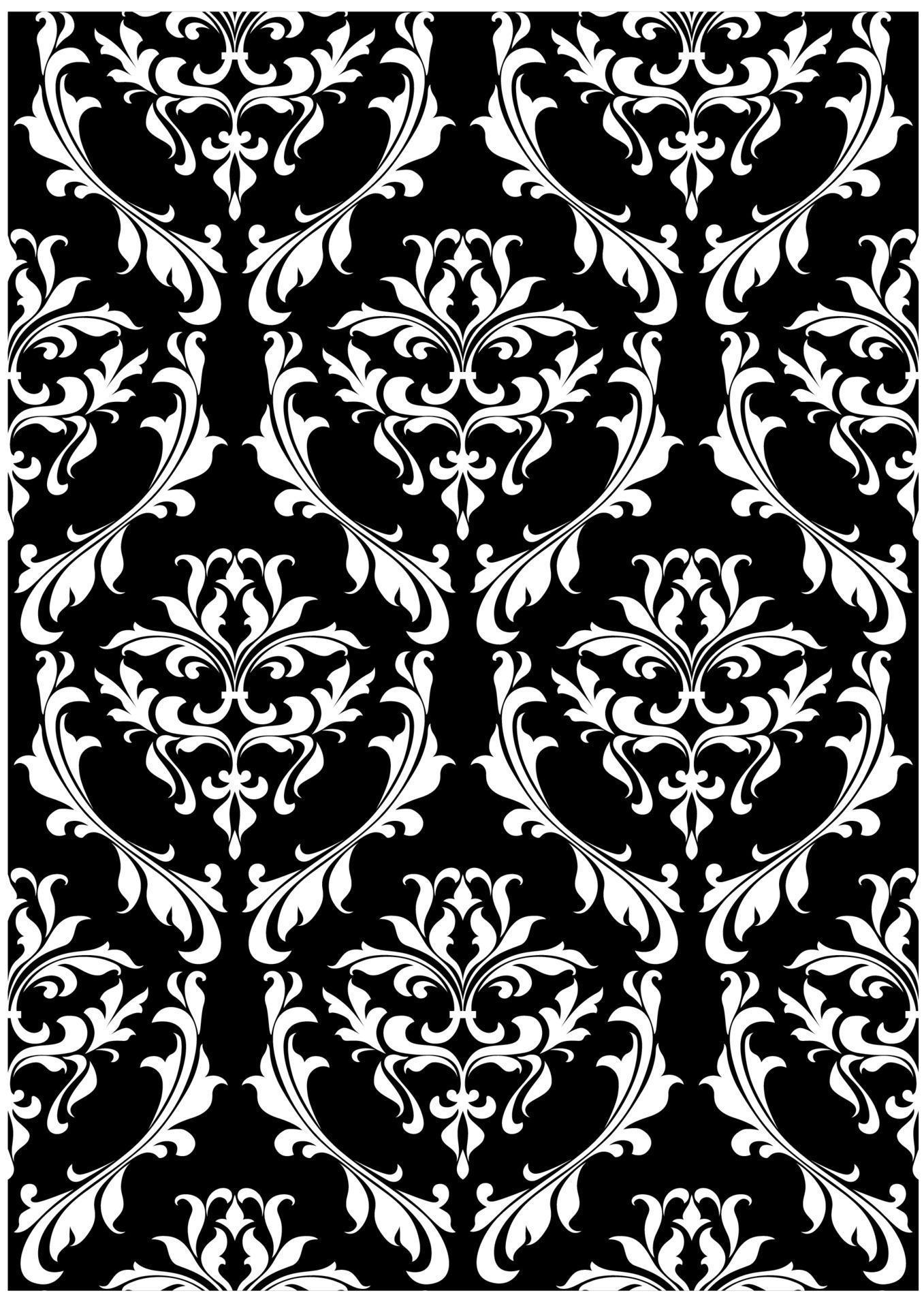 Damask seamless pattern 11230714 Vector Art at Vecteezy