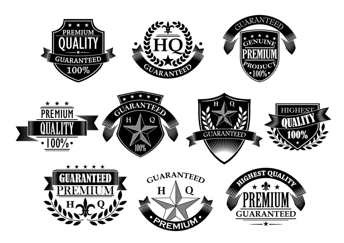 Banners and badges for retail design vector