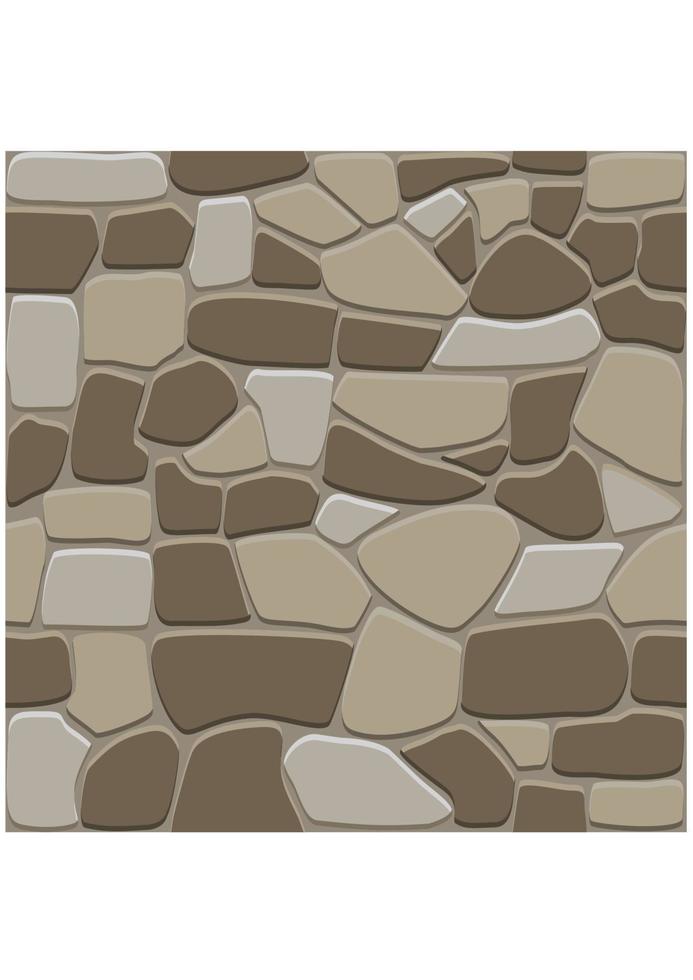 Seamless stone background vector