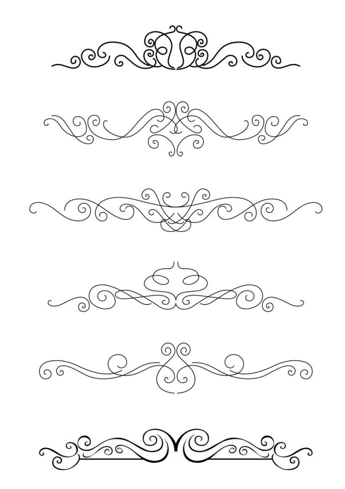 Borders and dividers vector