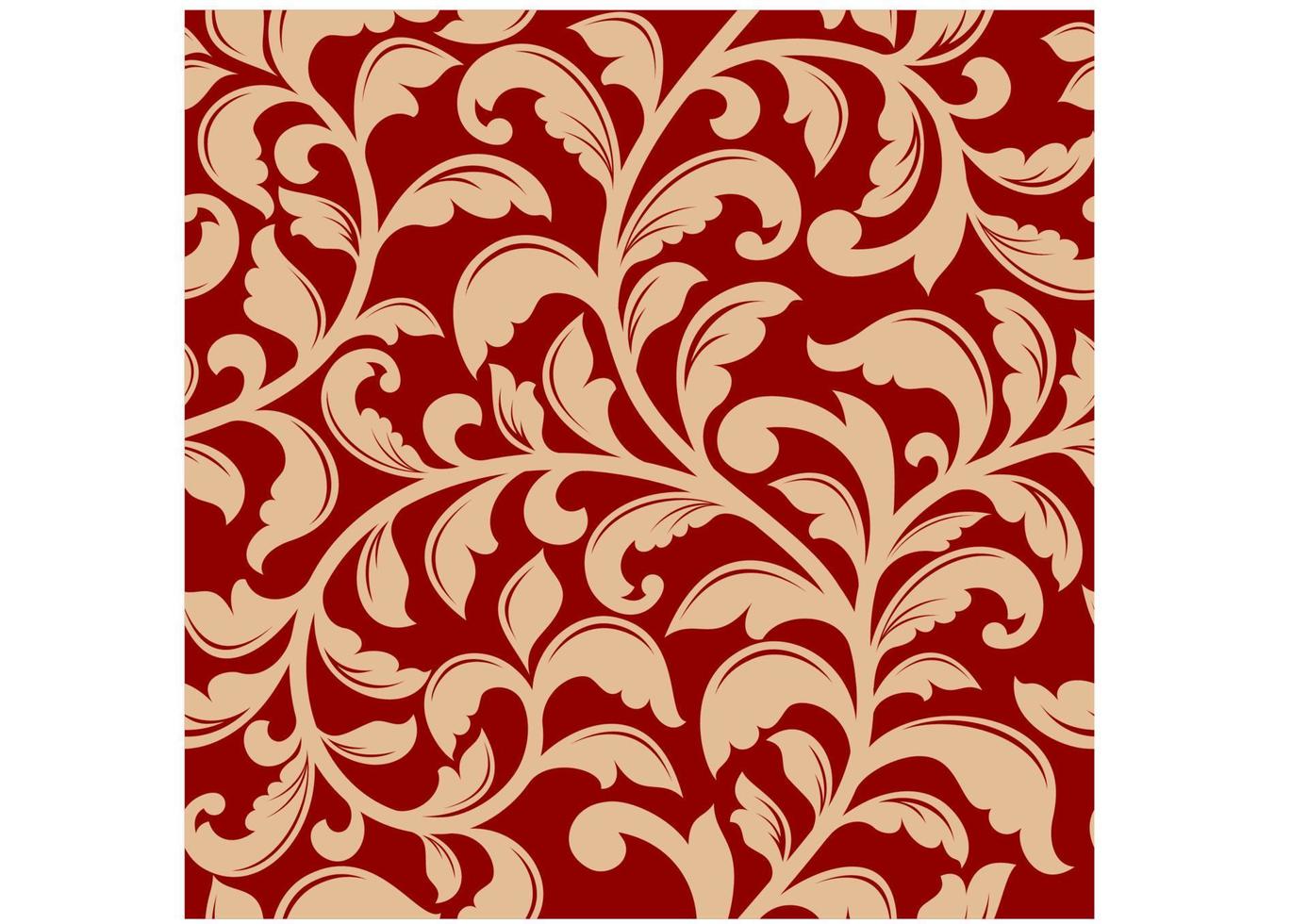 Seamless pattern with decorative flourishes vector