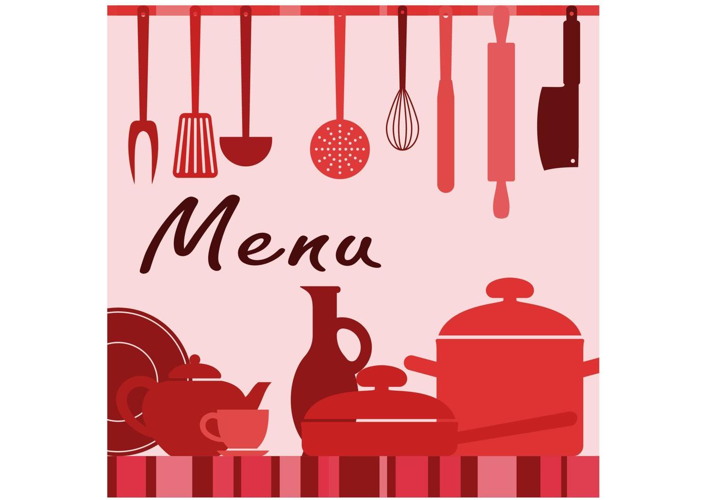 Kitchenware and cooking process vector