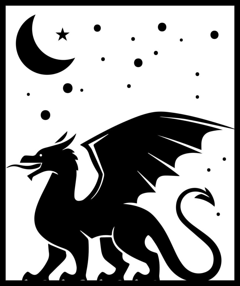 Dragon vector, Dragons Cut File, silhouette, Dragons Head, Animal