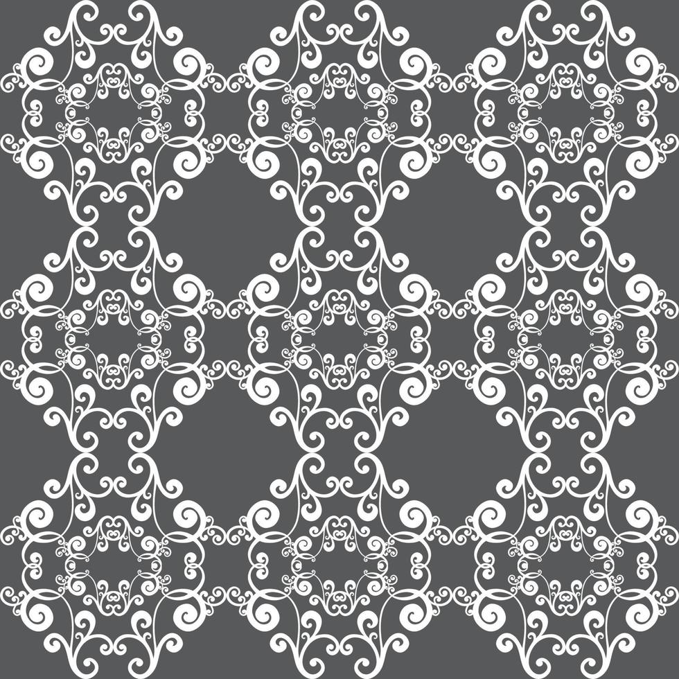 Vector damask vintage baroque ornament. Retro pattern antique style acanthus. Seamless pattern