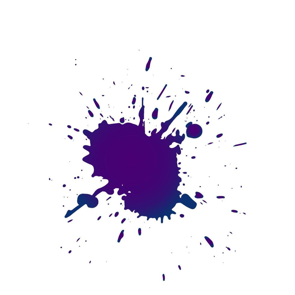 Color ink splashes. Grunge splatters. Abstract background. Grunge text banners vector