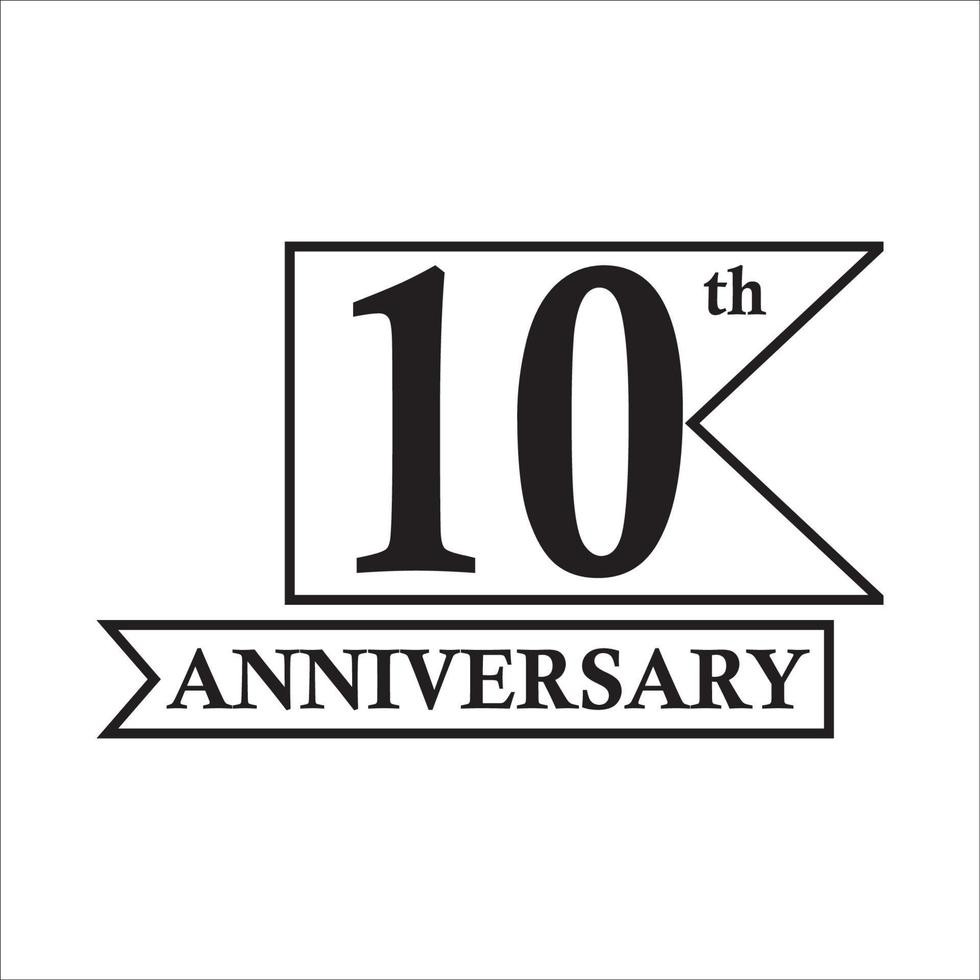 happy anniversary greeting card logo image, this image can be used as a logo, poster, greeting card and others vector