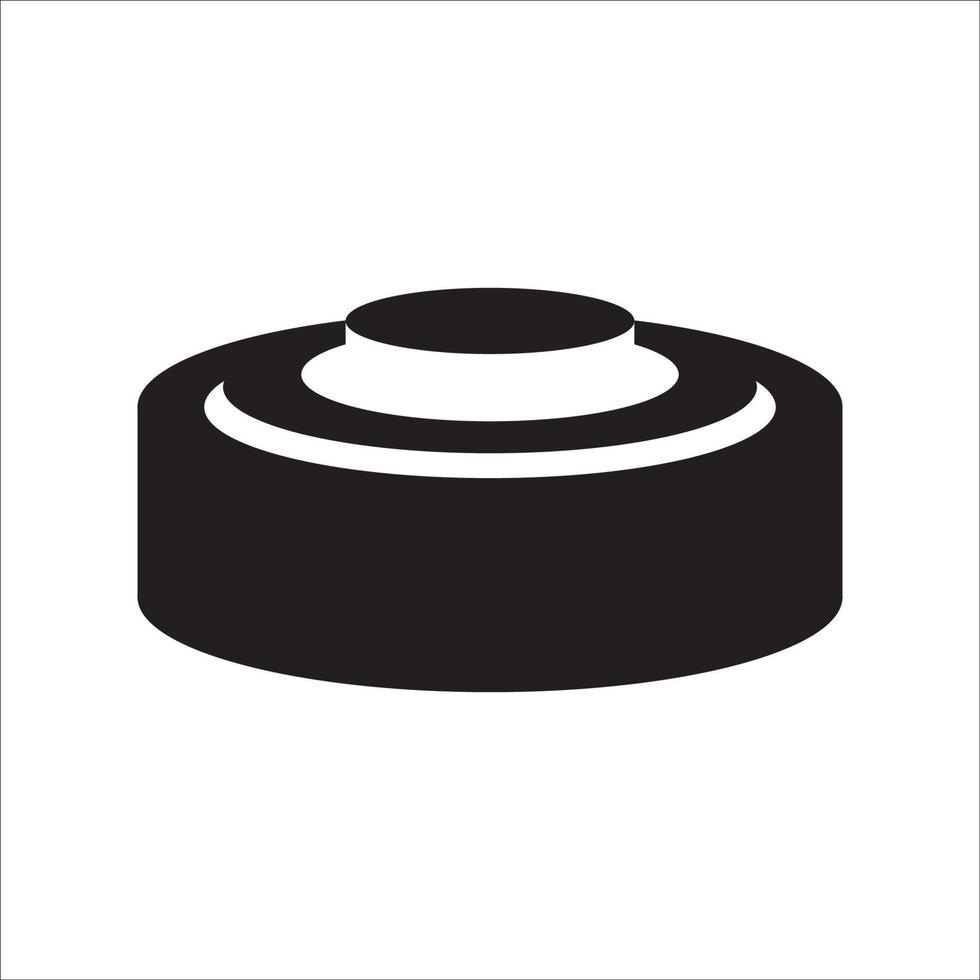 landmine vector image, this vector can be used for logo making materials and others