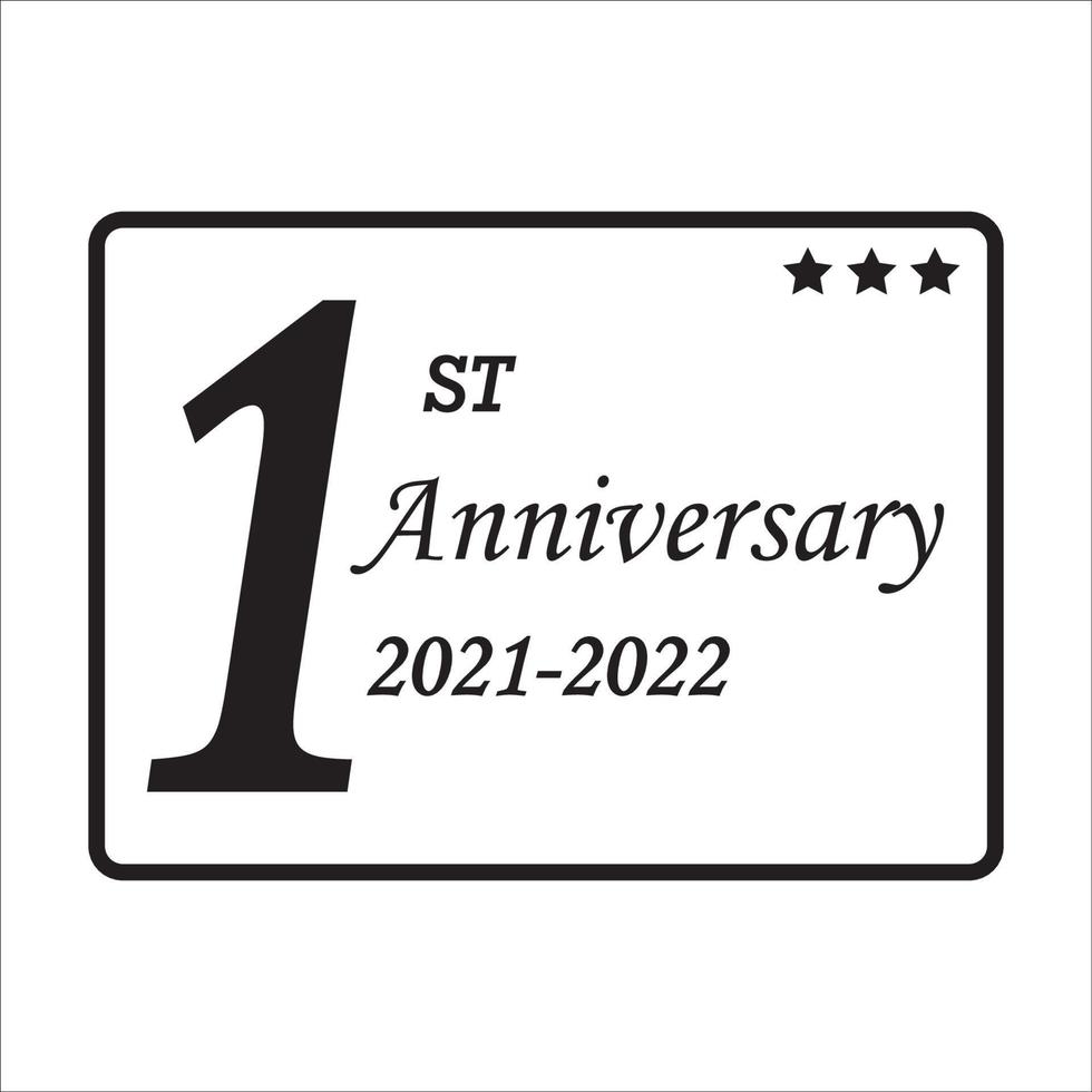 happy anniversary greeting card logo image, this image can be used as a logo, poster, greeting card and others vector