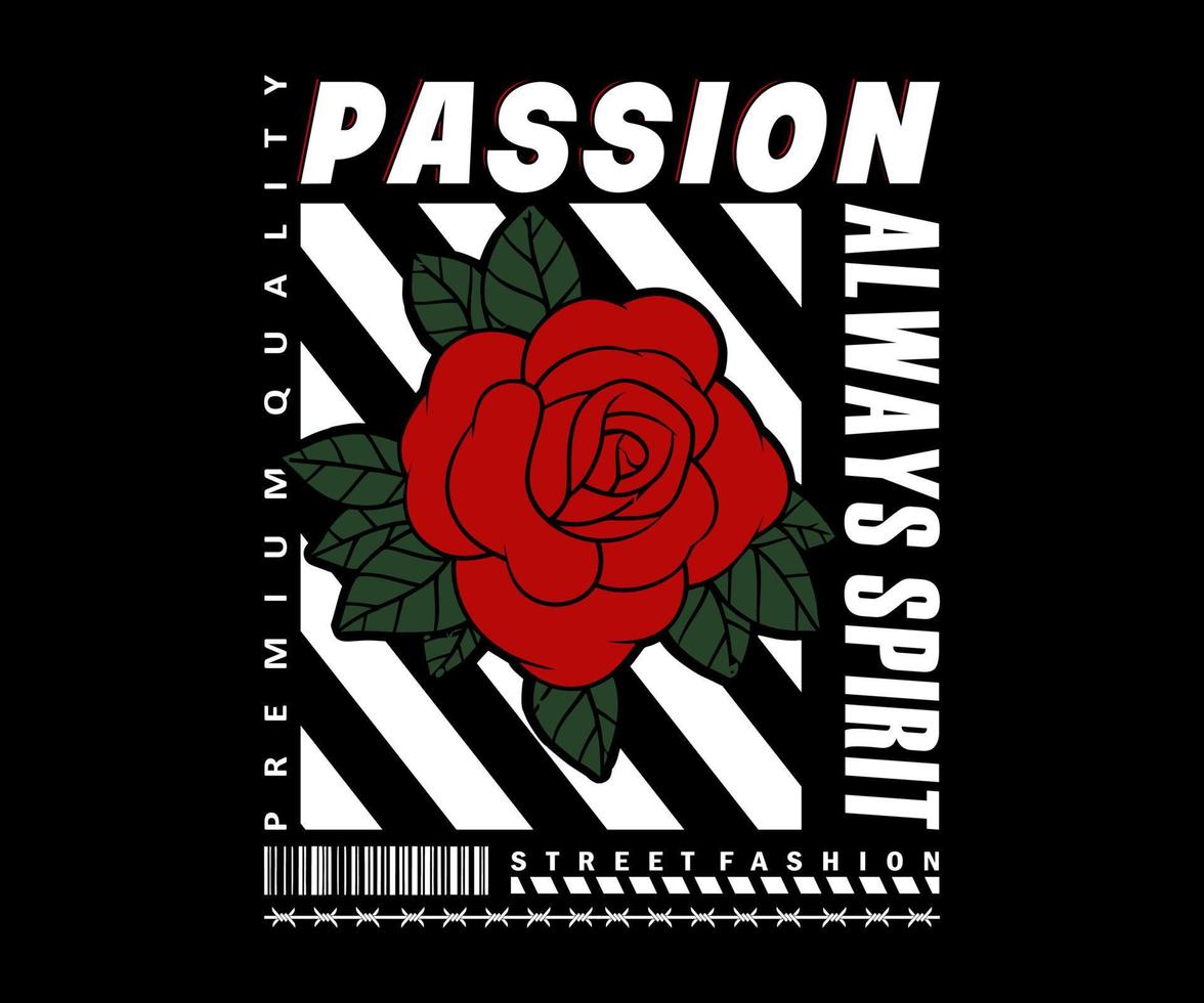 passion always spirit for street  tshirt design, graphic and urban style t-shirts design, hoodies, etc. vector