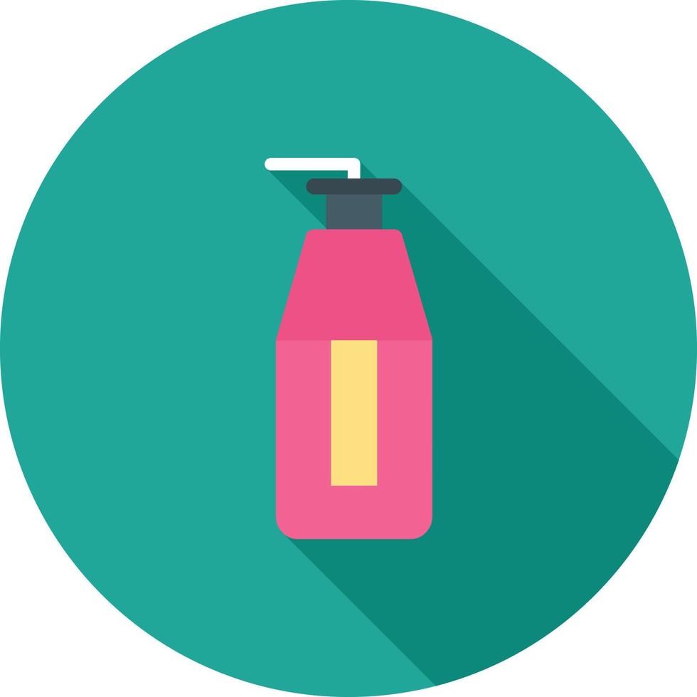 Bottle I Flat Long Shadow Icon vector