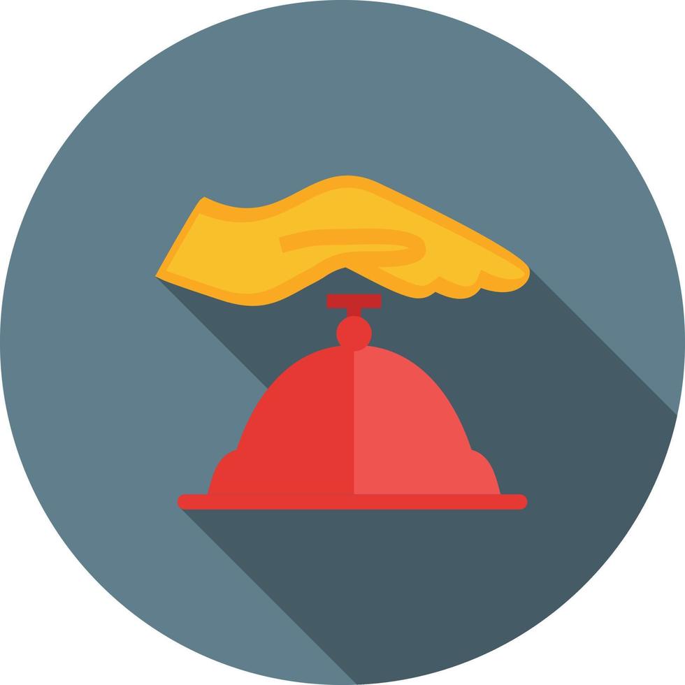 Be There Flat Long Shadow Icon vector
