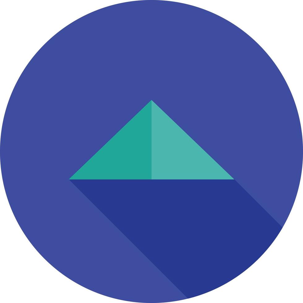 Arrow Up Flat Long Shadow Icon vector