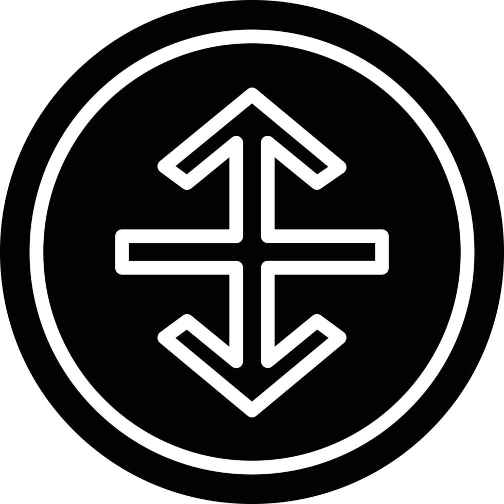 Resize Glyph Icon vector