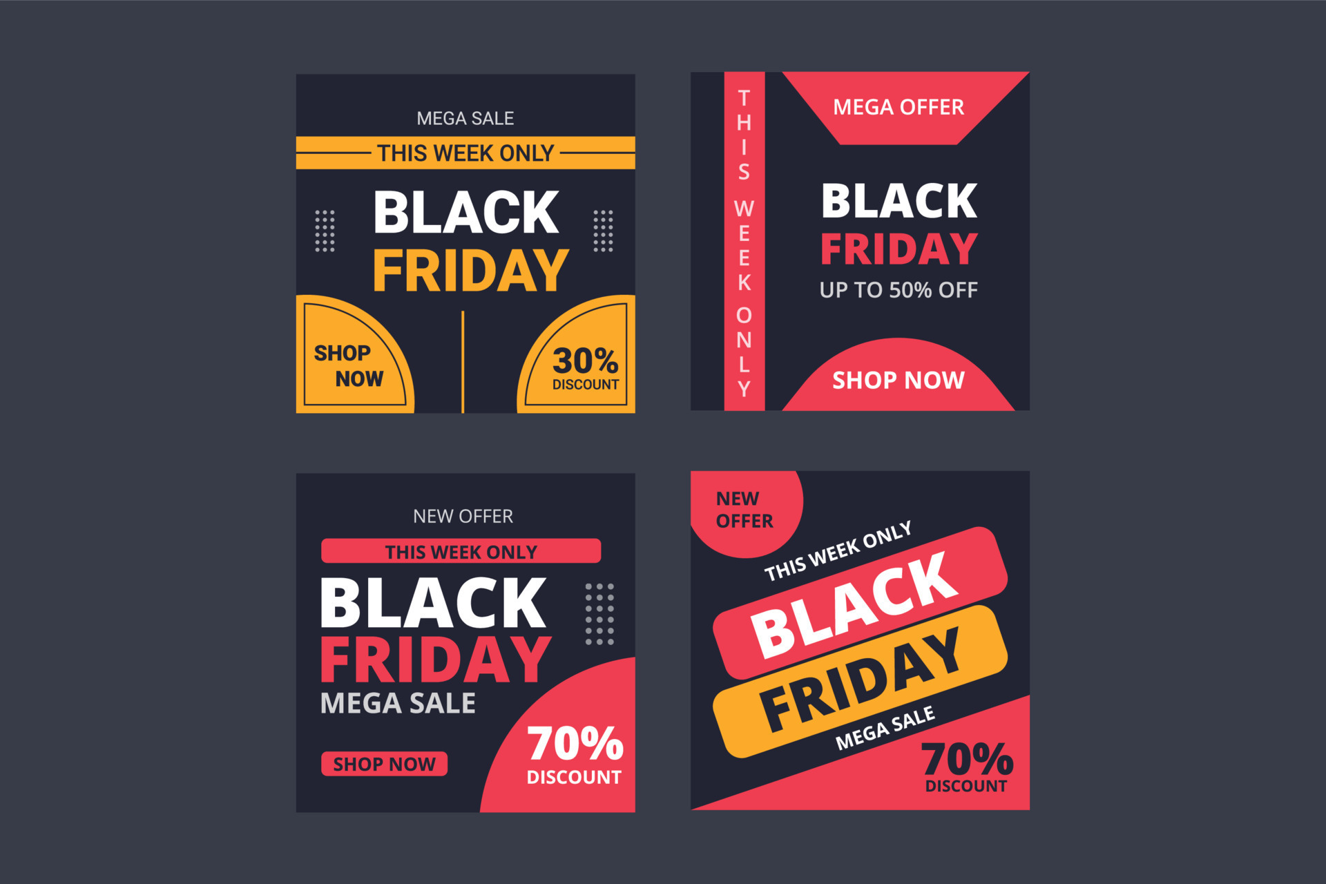 black Friday discount promo template design 11232704 Vector Art at Vecteezy black Friday discount promo template design 11232704 Vector Art at Vecteezy