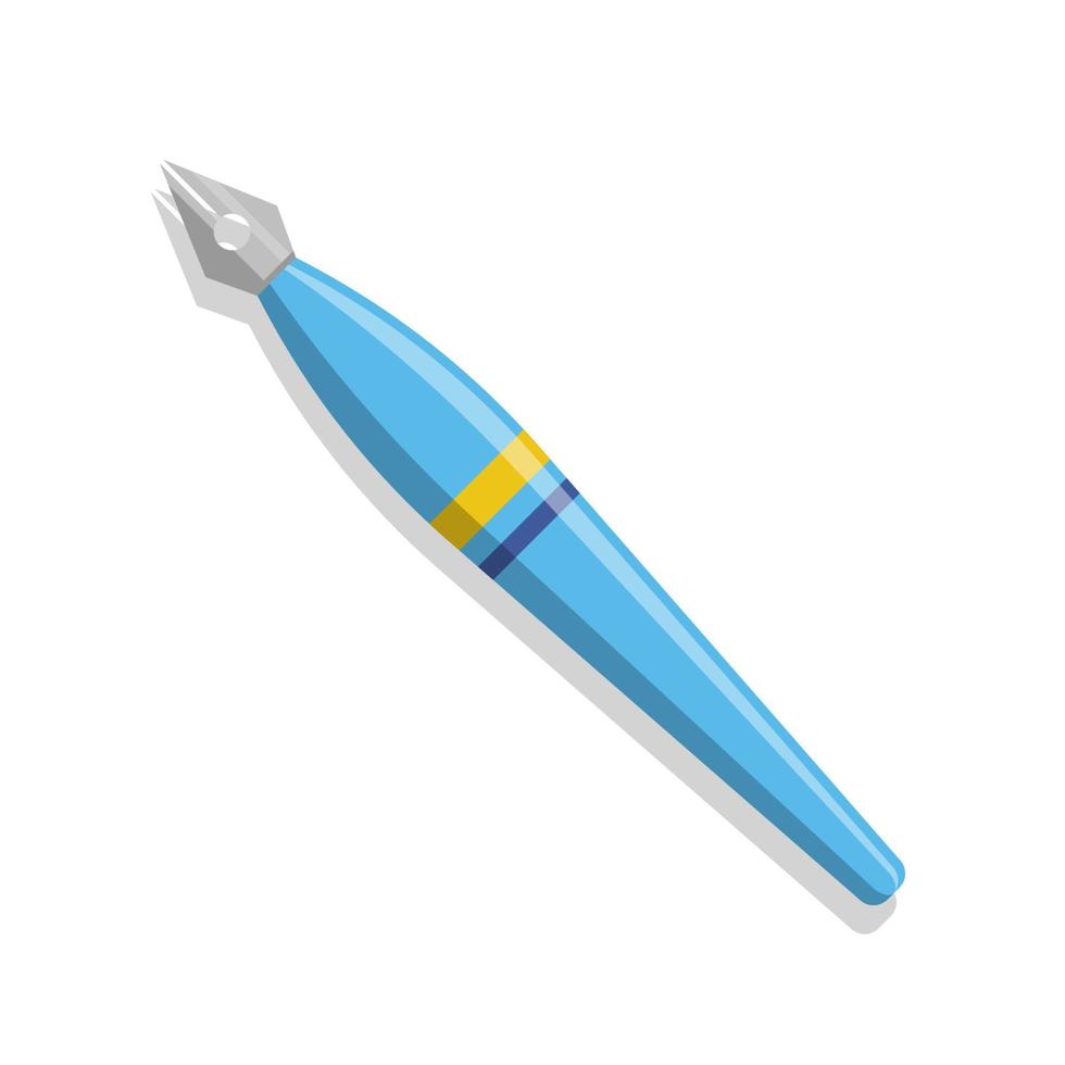 Pen vector isolated on white background