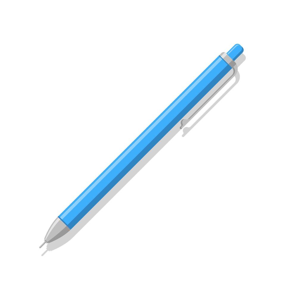 Pen vector isolated on white background