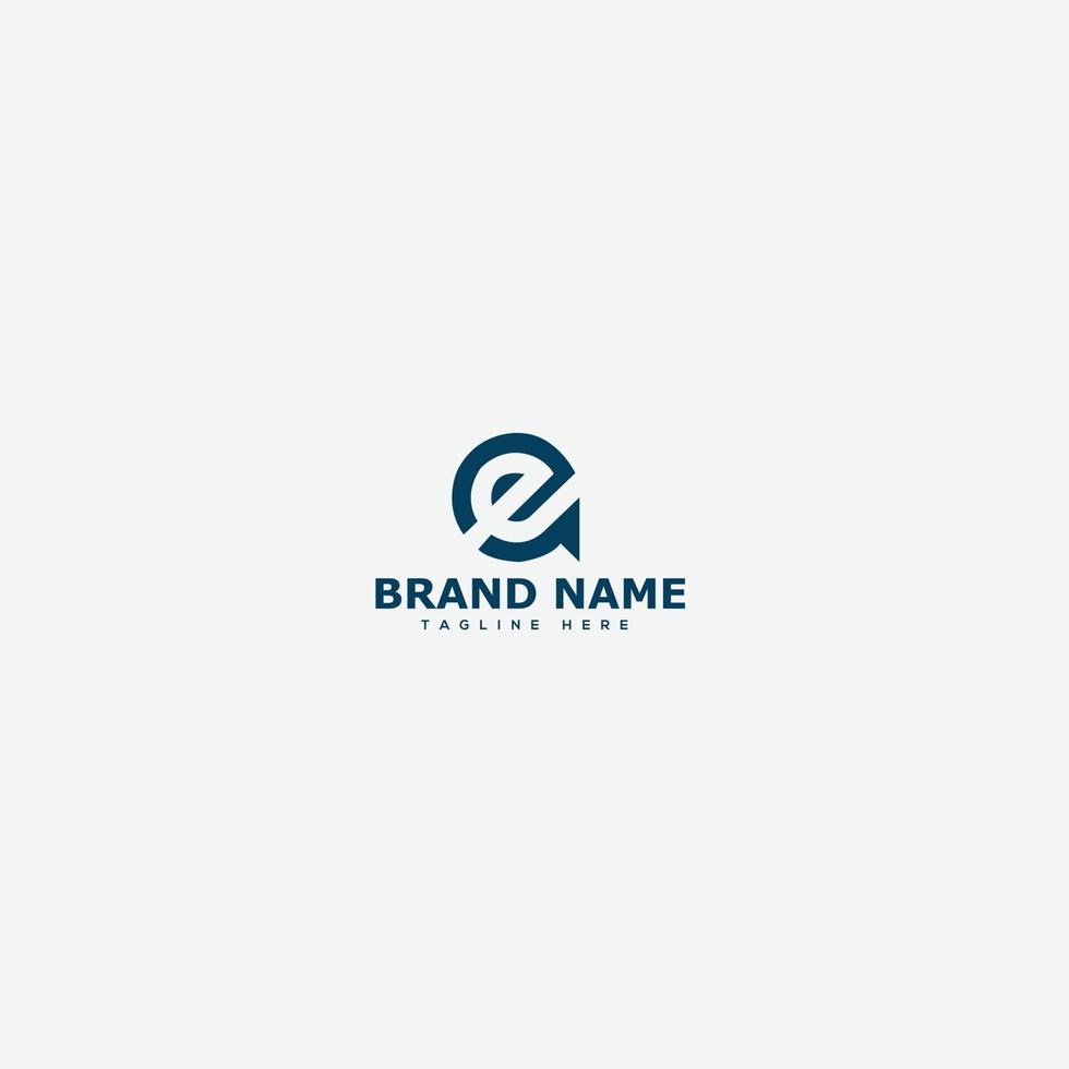 EA Logo Design Template Vector Graphic Branding Element.