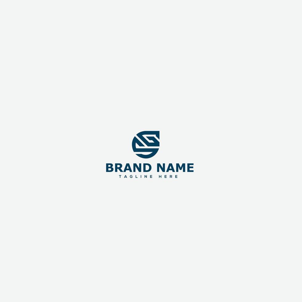 SG Logo Design Template Vector Graphic Branding Element.