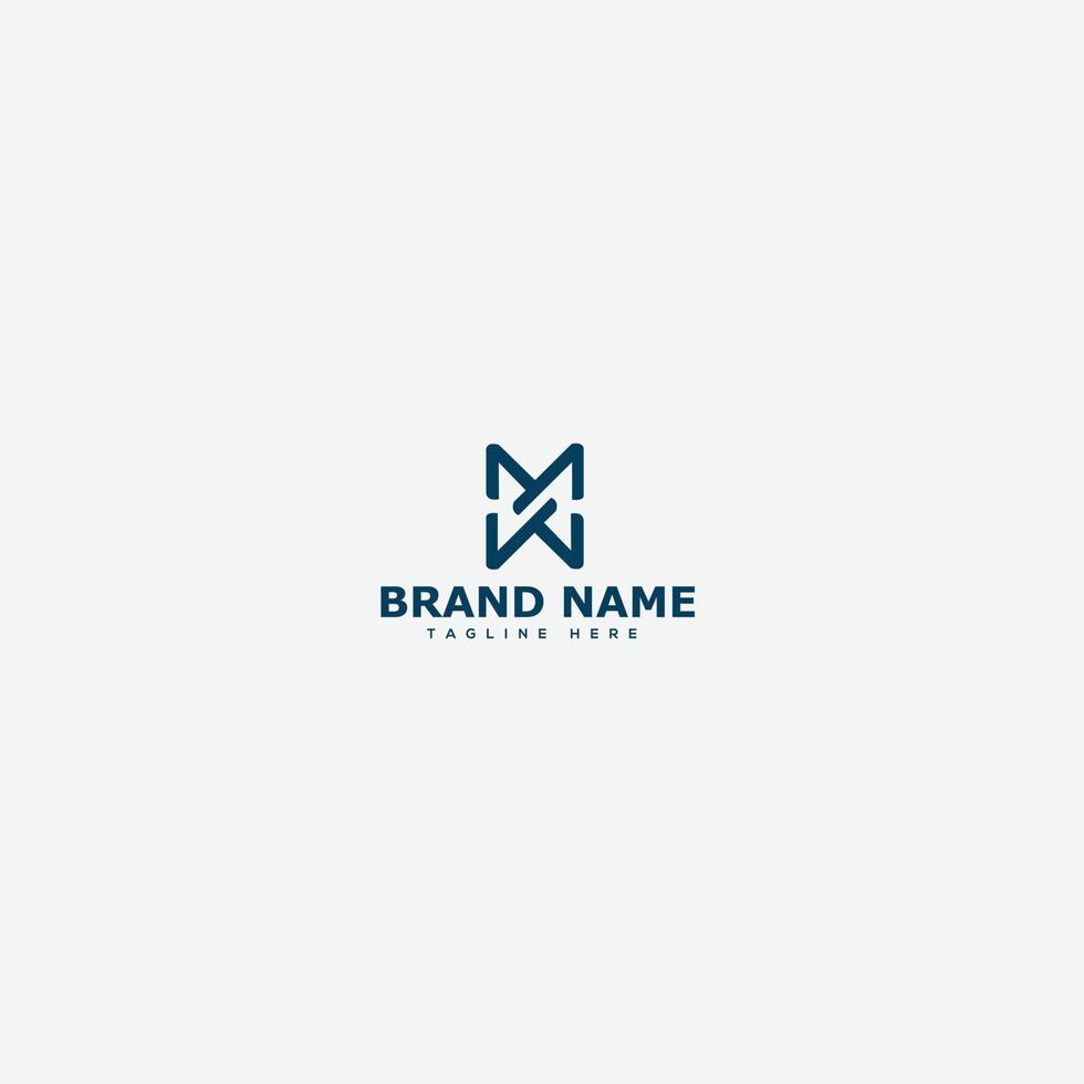 MW Logo Design Template Vector Graphic Branding Element.