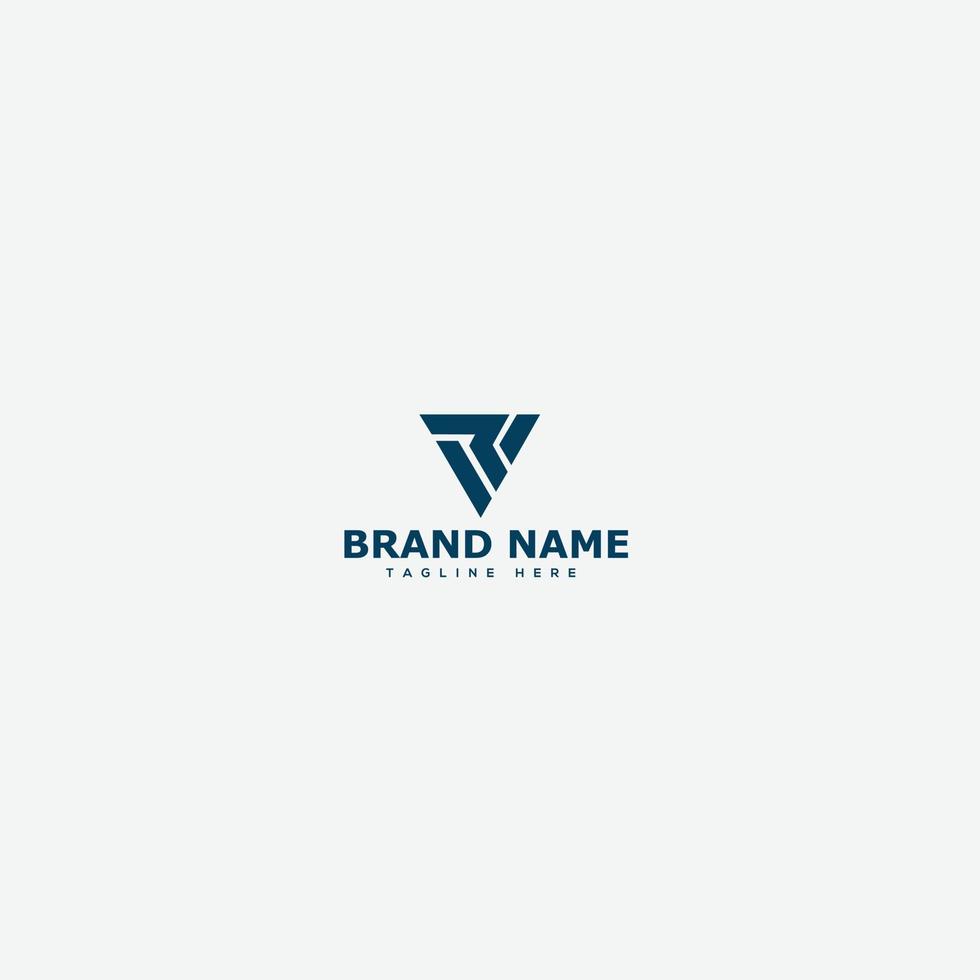 RV, VR Logo Design Template Vector Graphic Branding Element.