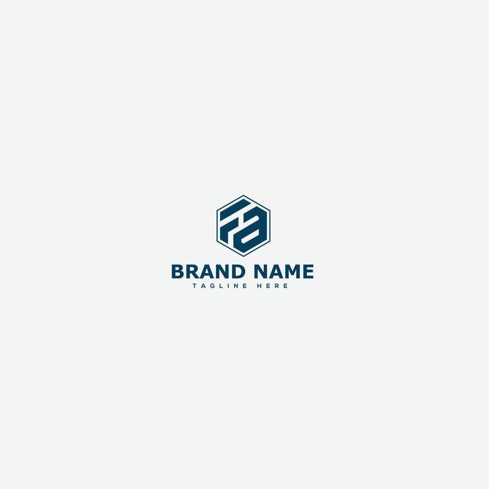 FA Logo Design Template Vector Graphic Branding Element.