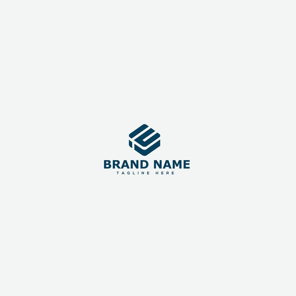 EI Logo Design Template Vector Graphic Branding Element.