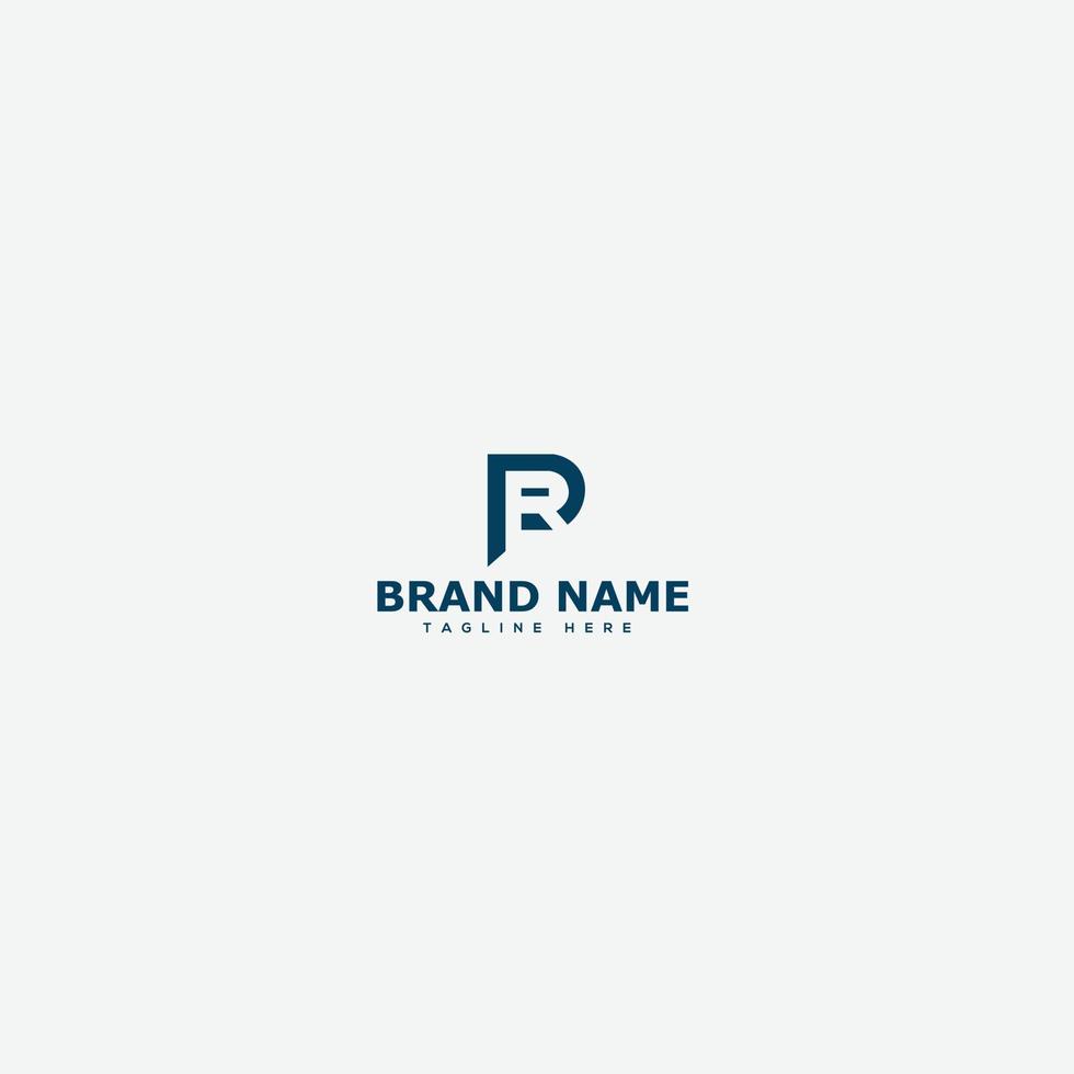 PR Logo Design Template Vector Graphic Branding Element.