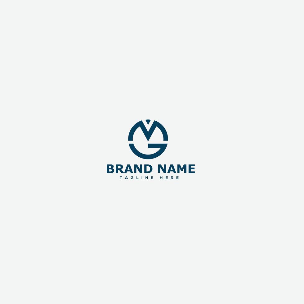 MG Logo Design Template Vector Graphic Branding Element.