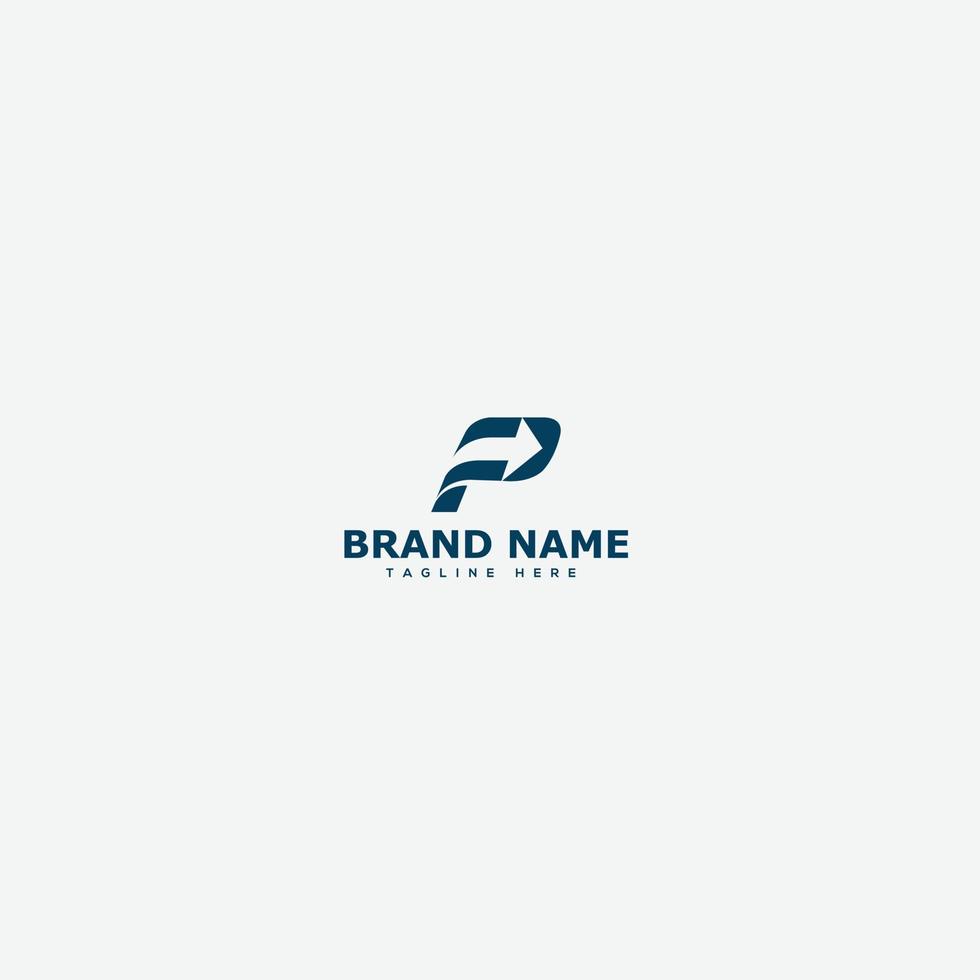 FP Logo Design Template Vector Graphic Branding Element.
